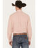 Image #4 - Cinch Men's Geo Print Button-Down Long Sleeve Western Shirt, Orange, hi-res