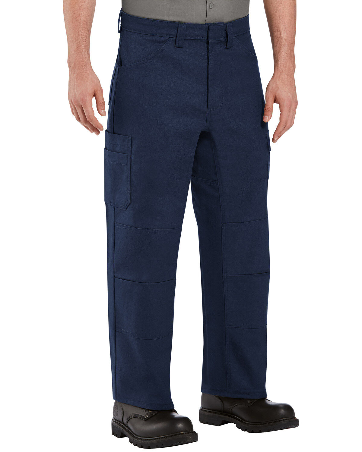 Image #2 - Red Kap Men's Navy Performance Shop Pants, , hi-res