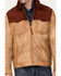 Scully Men's Burnished Suede Color Block Jacket, Tan, hi-res