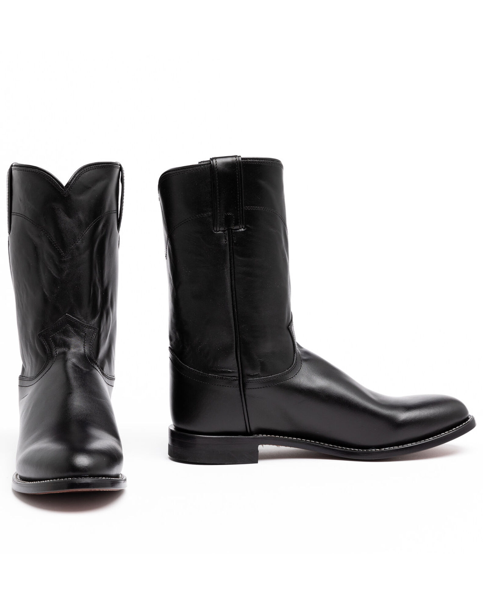 Justin Men s Classic Roper Western Boots Round Toe Boot Barn