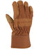 Image #1 - Carhartt Grain Leather Work Gloves, Brown, hi-res