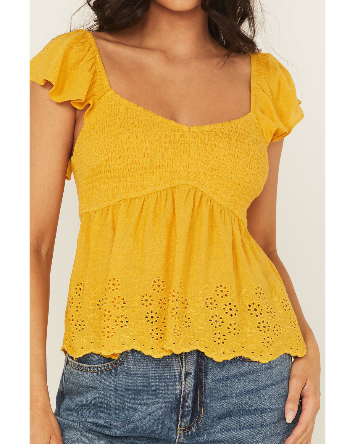 Product Name:  Cleo + Wolf Women's Elizabeth Peplum Top