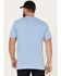 Moonshine Spirit Men's Soaring Eagle Short Sleeve Graphic T-Shirt, Light Blue, hi-res