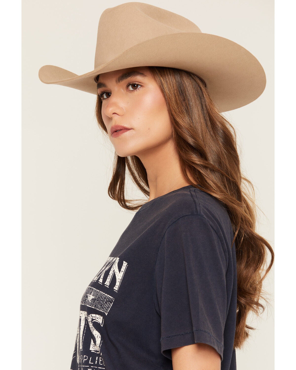 Image #2 - Shyanne Women's Western Roots Short Sleeve Graphic Tee, Navy, hi-res