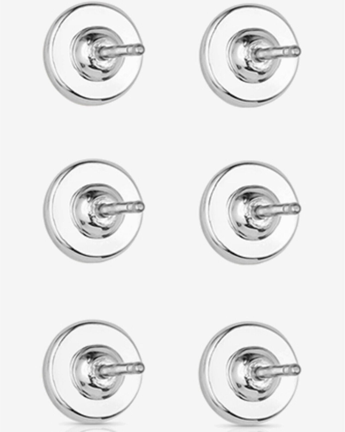Image #2 - Montana Silversmiths Women's Patriotic Post Earring Set - 3 Piece, Multi, hi-res