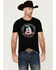 Image #1 - Cody James Men's Snake Circle Short Sleeve Graphic T-Shirt, Black, hi-res