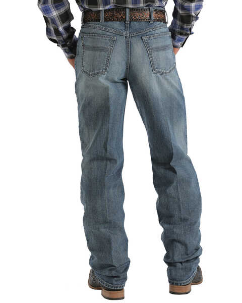 Cinch Men's Black Label 2.0 Stonewash Jeans, Med Stone, hi-res