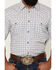 Image #3 - Gibson Trading Co Men's Vibe Check Geo Print Short Sleeve Snap Western Shirt - Big, White, hi-res