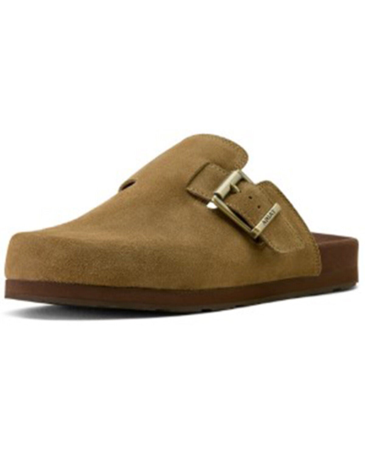 Ariat Men's Country Mule Suede Sandals, Brown, hi-res