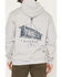 Image #4 - Troll Co Men's FR Beamer Hooded Work Sweatshirt, Heather Grey, hi-res