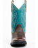 Image #4 - RANK 45® Boys' Connor Western Boots - Broad Square Toe, Blue, hi-res