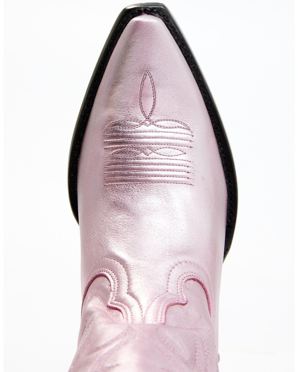 Image #7 - Idyllwind Women's Metallic Leather Western Boot - Snip Toe, Pink, hi-res