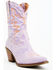 Image #1 - Dingo Women's Y'all Need Dolly Western Boots - Snip Toe, Purple, hi-res