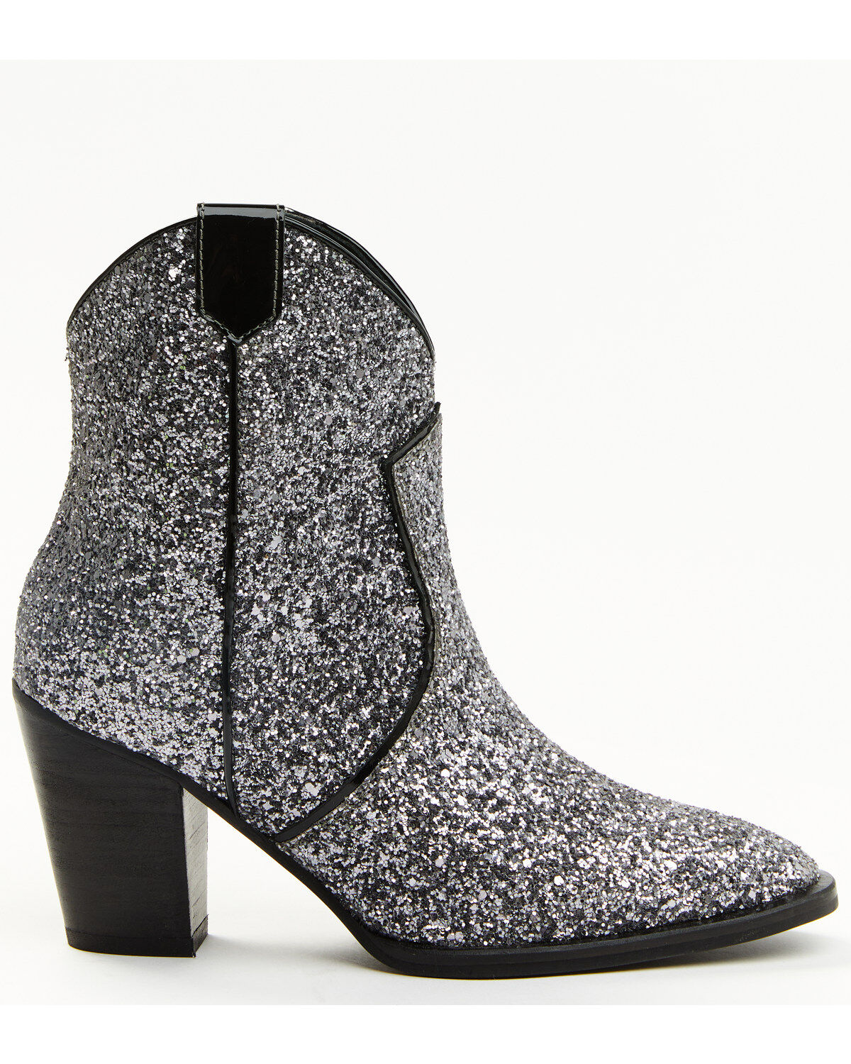 Image #2 - Idyllwind Women's Stop and Stare Western Booties - Round Toe, Silver, hi-res