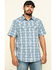 Image #1 - Moonshine Spirit Men's Cooler Cactus Plaid Short Sleeve Western Shirt, , hi-res