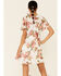Image #4 - Show Me Your Mumu Women's Rose Print Virginia Dress, White, hi-res
