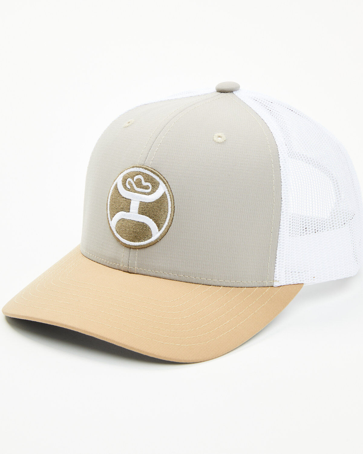 Image #1 - Hooey Men's Primo Trucker Cap, Cream, hi-res