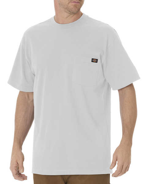Image #1 - Dickies Men's Solid Heavyweight Short Sleeve Work T-Shirt - Big & Tall, Grey, hi-res