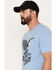Moonshine Spirit Men's Soaring Eagle Short Sleeve Graphic T-Shirt, Light Blue, hi-res