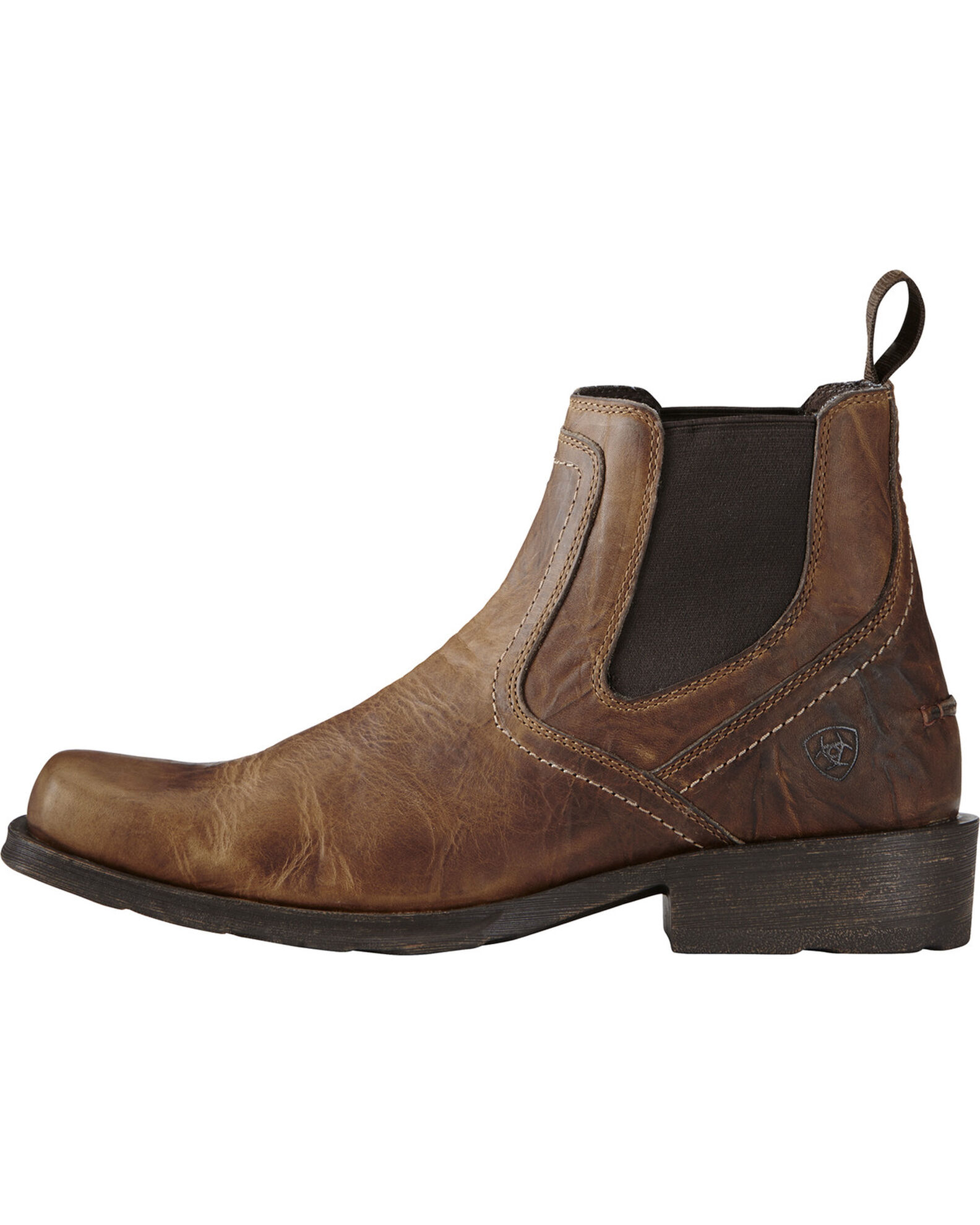 Men's rambler wide square toe western cowboy boot discount