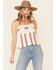 Image #1 - Shyanne Women's Off White Floral Embroidered Cami , , hi-res