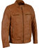 Image #1 - Milwaukee Leather Men's Zip Front Classic Moto Leather Jacket, Tan, hi-res