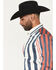 Image #2 - Kimes Ranch Men's 1992 Striped Long Sleeve Button-Down Western Shirt, Navy, hi-res