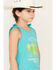 Image #2 - Wrangler Girls' Cactus Prickly Pear Graphic Tank Top, , hi-res