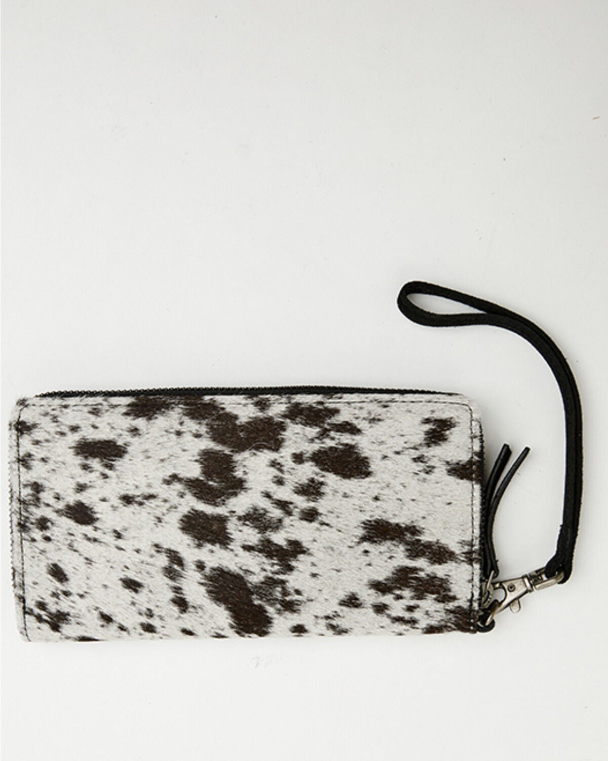 Image #2 - Idyllwind Women's Lyndale Double Horseshoe Hair-On Wallet, Black, hi-res