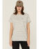 Image #1 - Ariat Women's Rebar Cotton Strong Space Dyed Short Sleeve Work Tee, Grey, hi-res