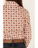 Image #4 - Cruel Girl Girls' Diamond Geo Print Long Sleeve Pearl Snap Western Shirt, , hi-res