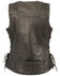 Image #2 - Milwaukee Leather Women's Lightweight Lace To Lace Snap Front Vest - 4X, Black, hi-res