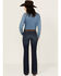 Image #3 - Wrangler Women's Willow Dark Wash Mid Rise Ultimate Riding Trouser Jeans, Dark Wash, hi-res