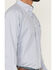 Image #2 - Ariat Men's Danny Wrinkle Free Geo Print Long Sleeve Button-Down Western Shirt - Big, Blue, hi-res