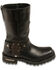 Milwaukee Leather Men's 11" Classic Harness Boots - Square Toe - Wide, , hi-res