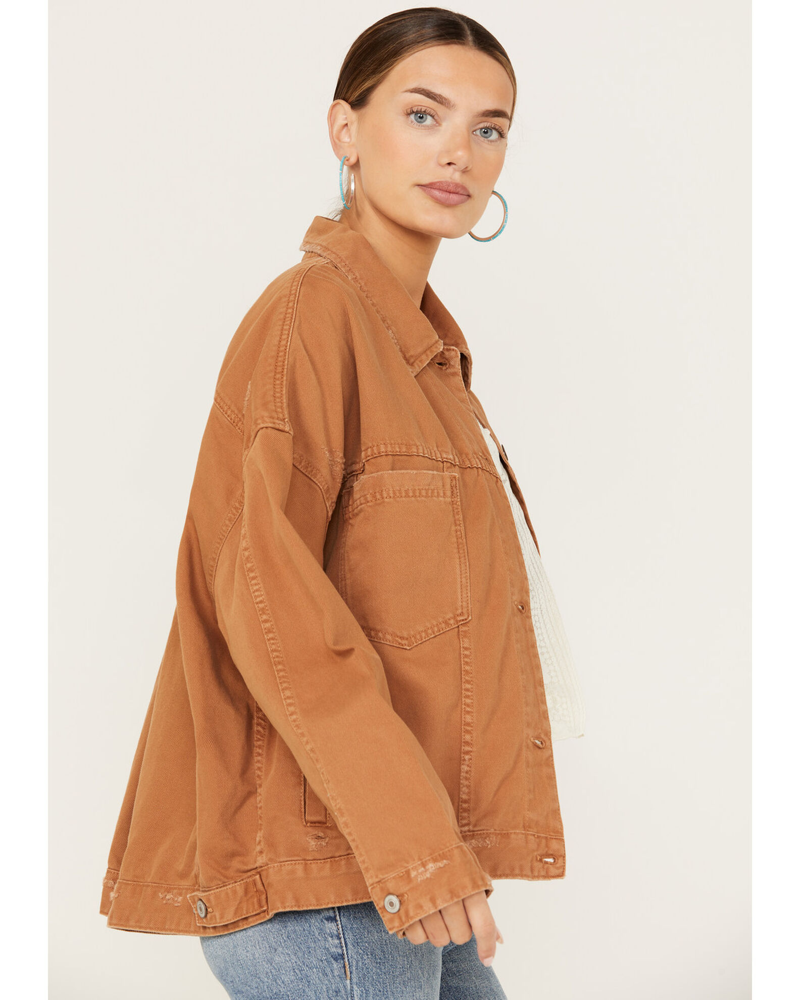 Free People Women's Opal Swing Denim Jacket