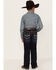 Rock & Roll Denim Boys' Dark Wash Embroidered Bootcut Jeans, Dark Wash, hi-res