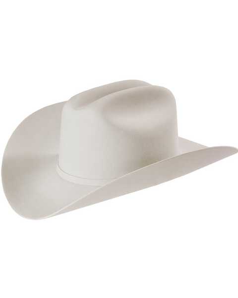 Larry Mahan Platinum Independencia 100X Fur Felt Cowboy Hat, Platinum, hi-res