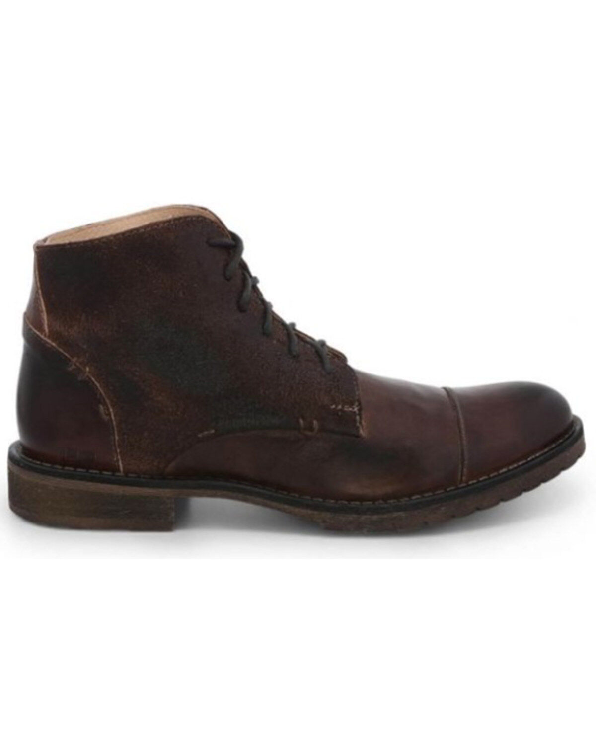 Image #2 - Bed Stu Men's Derek Leather Lace-Up Casual Boot - Cap Toe, Rust Copper, hi-res
