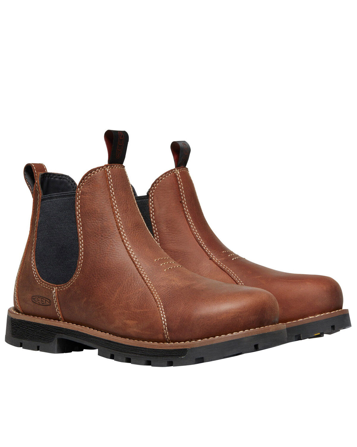 keen slip on work boots
