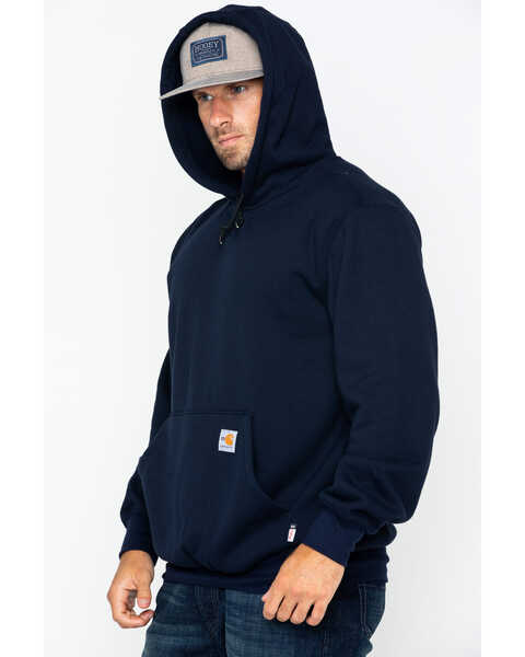Image #3 - Carhartt Men's FR Hooded Pullover Solid Work Sweatshirt , , hi-res
