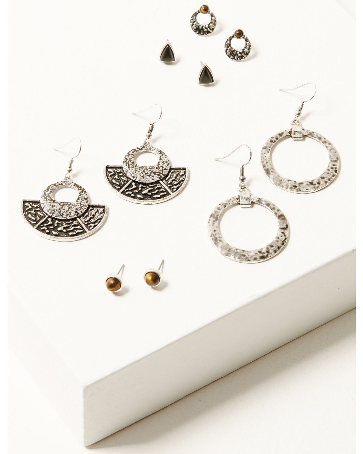 Shyanne Women's Mystic Valley Earring Set - 5 Piece, Silver, hi-res