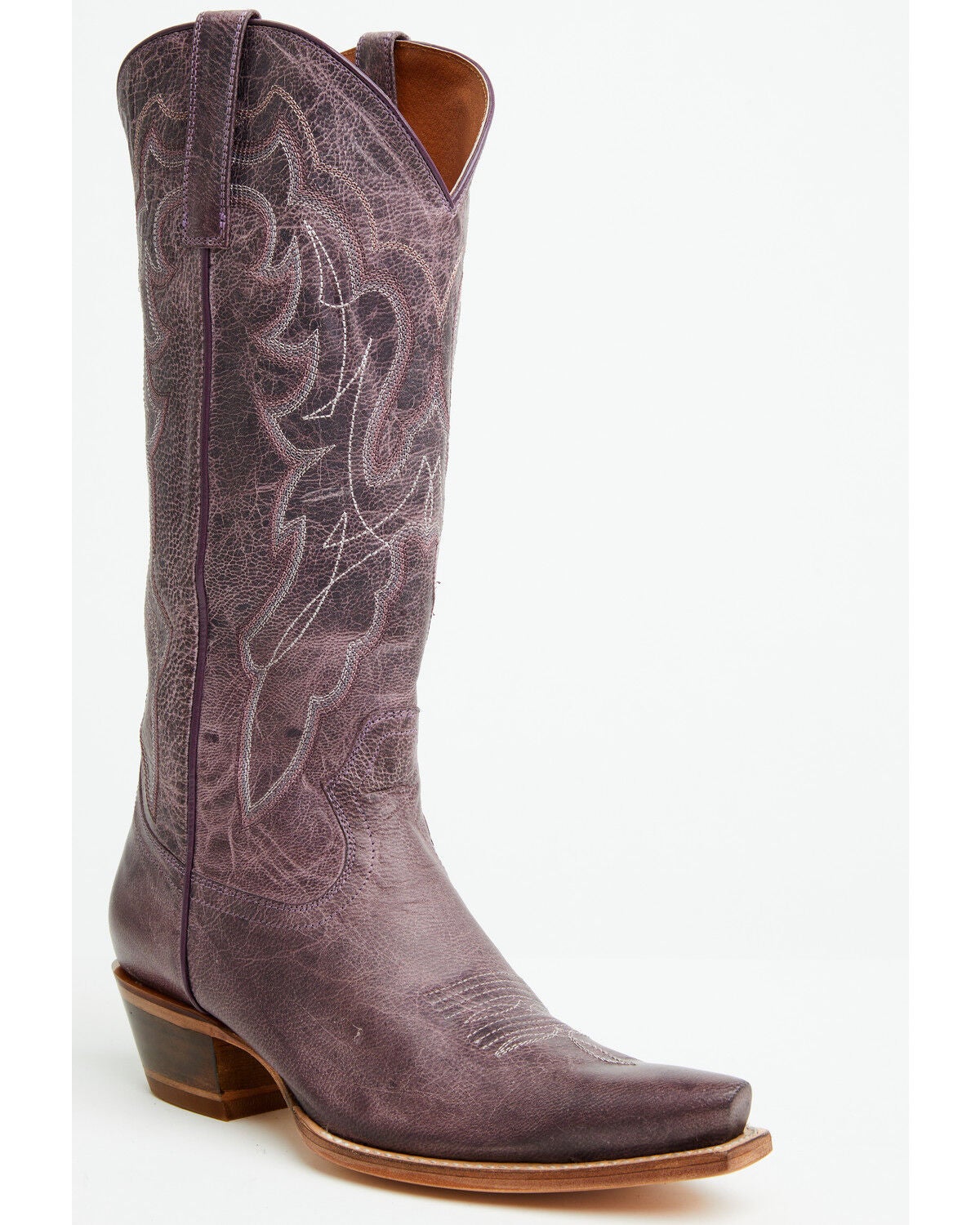 Shyanne Women's Tess Western Boots - Snip Toe, Lavender, hi-res