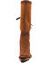 Dan Post Women's Corsette Back Lace Tall Western Leather Boots - Snip Toe, Red, hi-res