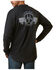 Image #2 - Ariat Men's Rebar Cotton Strong Stacking Dimes Long Sleeve Graphic T-Shirt, Black, hi-res
