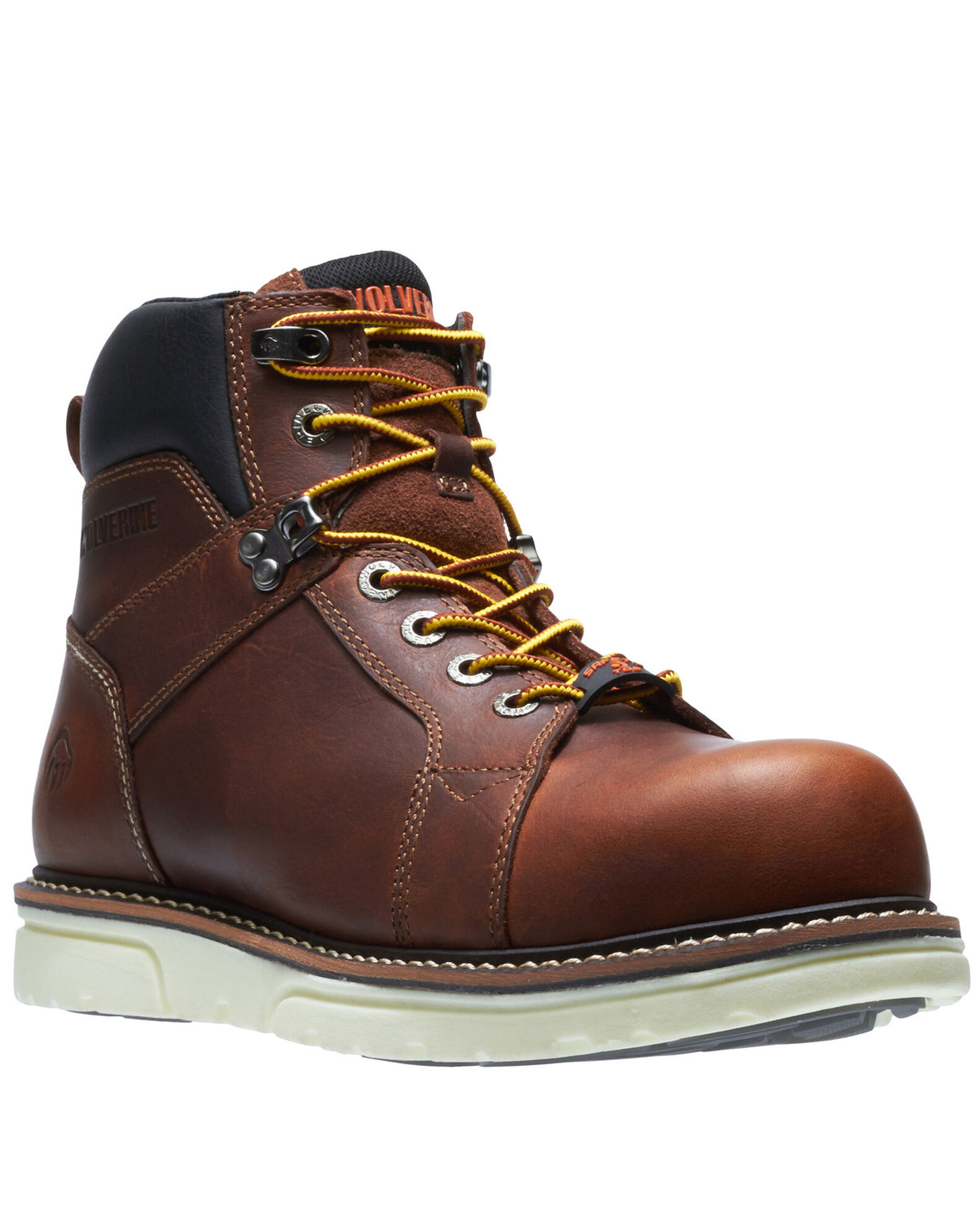Image #1 - Wolverine Men's I-90 Durashocks Carbonmax Wedge Work Boots - Composite Toe, Tan, hi-res