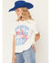 Image #2 - Blended Women's Yee Haw Cowboy Oversized Short Sleeve Graphic Tee, Cream, hi-res