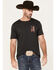 Howitzer Men's Freedom Scribe Graphic Short Sleeve T-Shirt, Black, hi-res