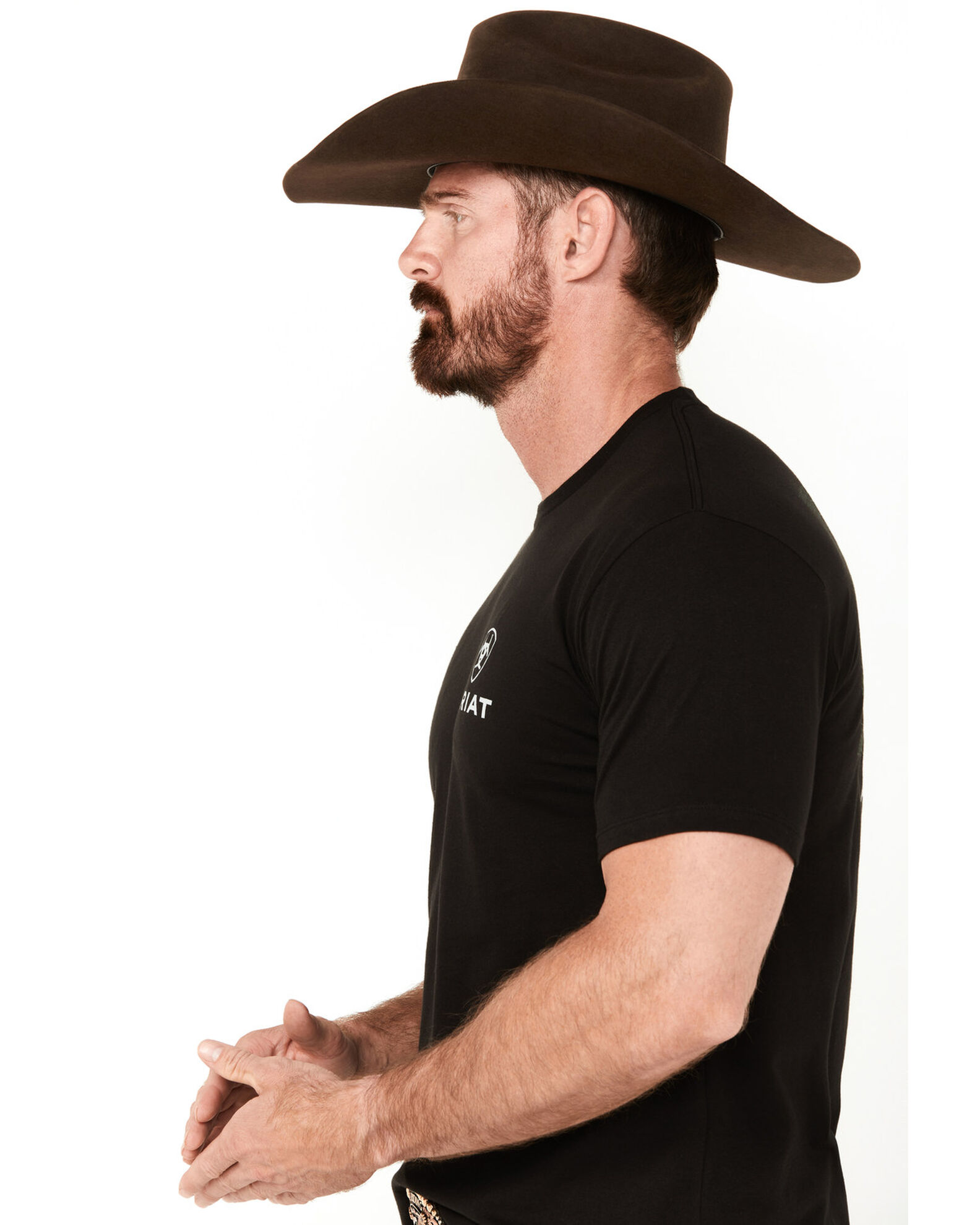 Image #4 - Ariat Men's Sugar Flag Mexico Short Sleeve Graphic T-Shirt, Black, hi-res