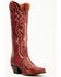 Image #1 - Dan Post Women's 16" Triad Silvie Tall Western Boots - Snip Toe, Wine, hi-res